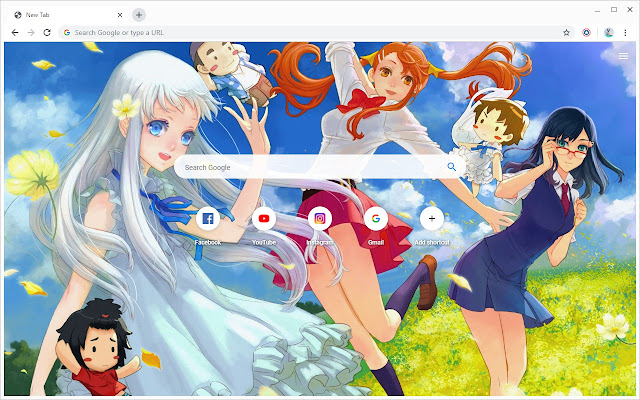 Anohana Wallpapers New Tab