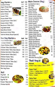 Royal Restaurant menu 1