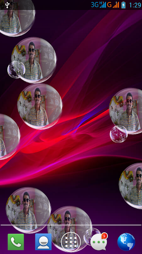 Photo Bubble Live Wallpaper