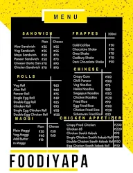 Foodiyapa menu 1