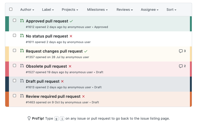 Github Pull Requests Highlighter Preview image 0