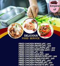 Empire of Biryani’s menu 1