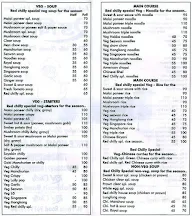 Red Chilly Chinese menu 4