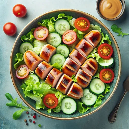 Smoked Peri Peri Chicken Sausage Salad Bowl