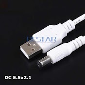 Cáp Chuyển Usb Ra Jack Dc 5.5*2.1Mm , Cáp Nguồn Dc 5.5 X2.1Mm