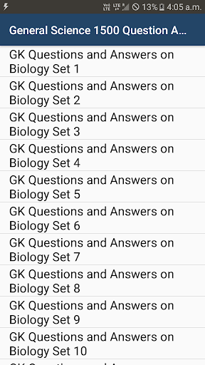 General Science GK - 1500 Question Answers