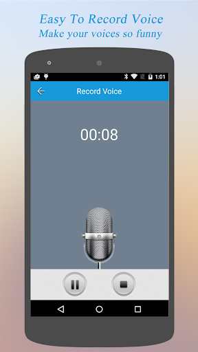 Screenshot Voice Changer