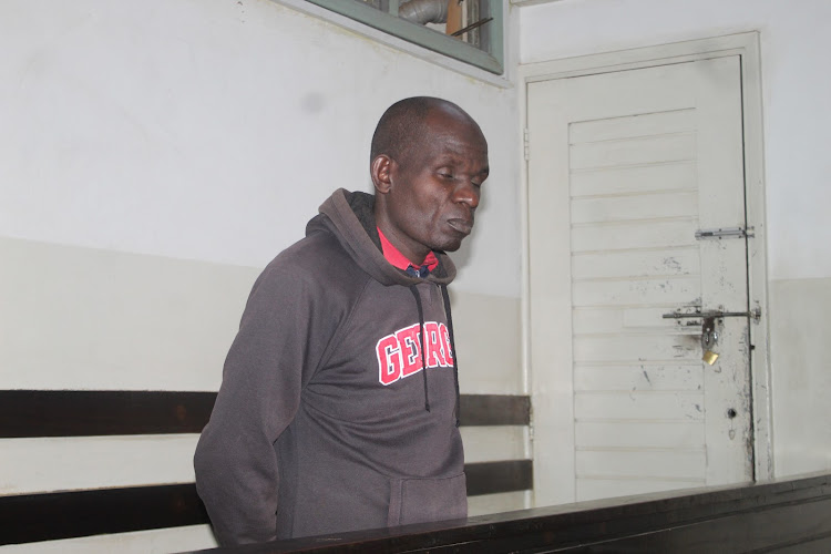 Benjamin Wesonga at the Kibera court