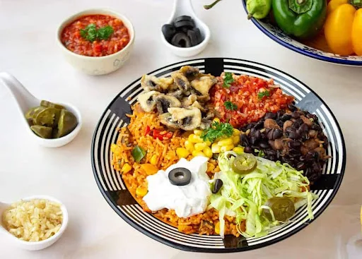 Crispy Mushroom Burrito Bowl