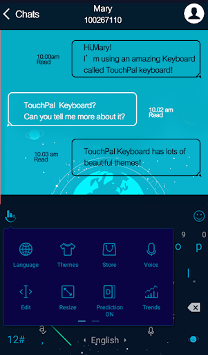 TouchPal Space Rocket Theme