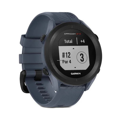 Đồng hồ thông minh Garmin Approach S12,Golf GPS, Xanh dương Granite, Asia (010-02472-21) - Hàng trưng bày