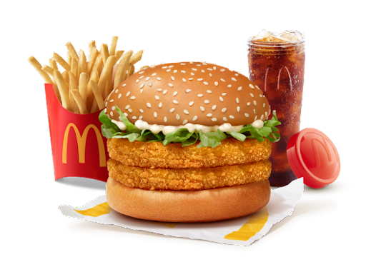 McVeggie Double Patty Burger Combo