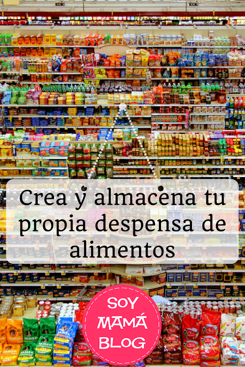 Crea y almacena tu propia despensa de alimentos