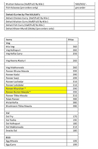 Delhi Grill menu 1