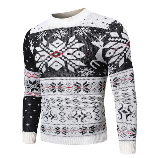 Title 8, Mens Christmas fawn contrast color fashion ver...