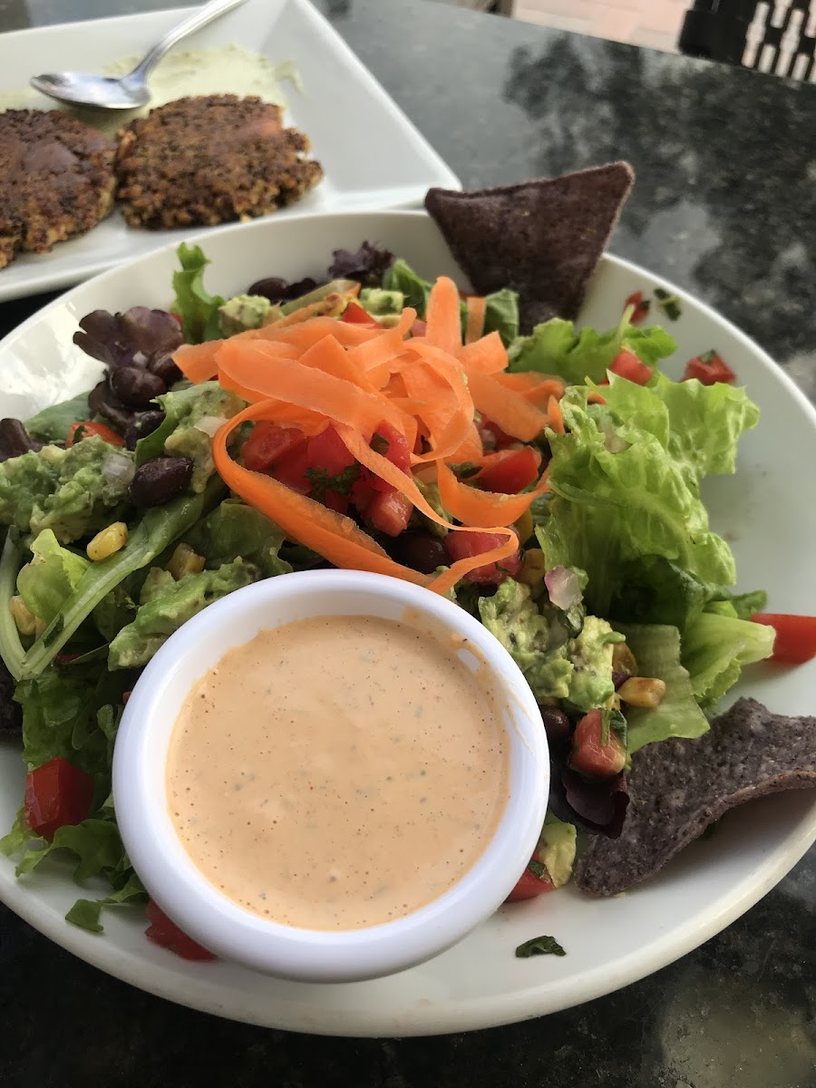 Salad was delicious and the dressing even better!