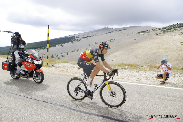 Fiets waar Van Aert mee over de Ventoux naar winst soleerde door ploeg te koop aangeboden via veiling