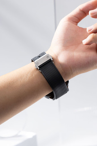 Title 2, Silicone Alloy Head Grain Watch Strap