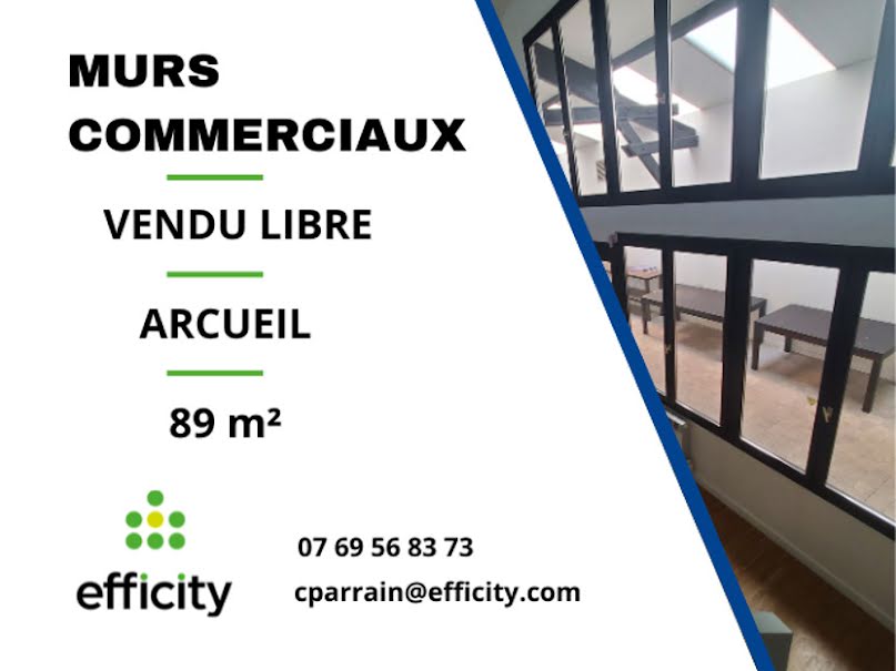 Vente locaux professionnels 1 pièce 89 m² à Arcueil (94110), 322 000 €