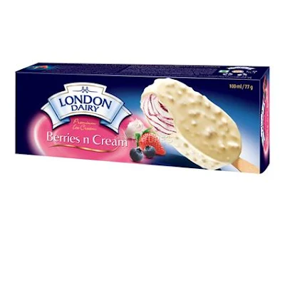 London Dairy Ice Cream Berrys Cream Stick - 100 ml
