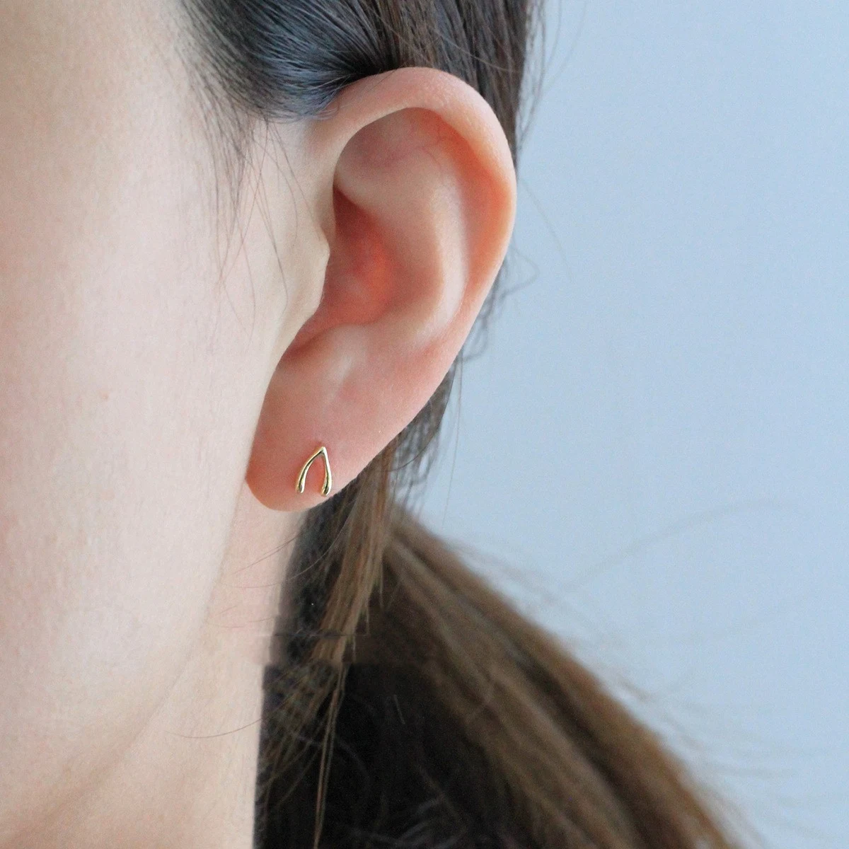 Title 4, Pendientes de clip coreanos para niñas, forma d...