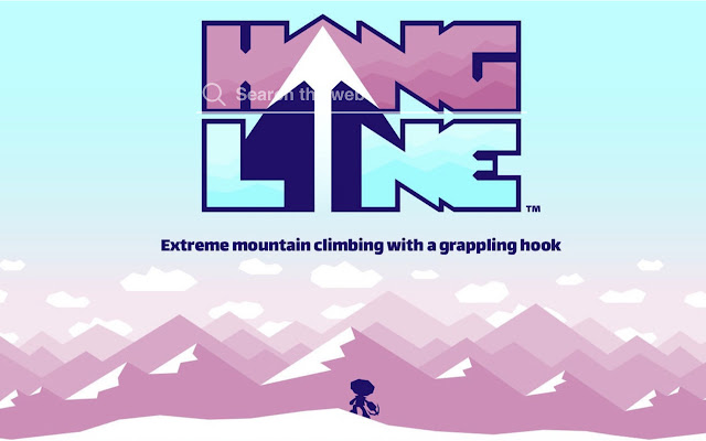 Hang Line Mountain Climber Wallpaper Theme