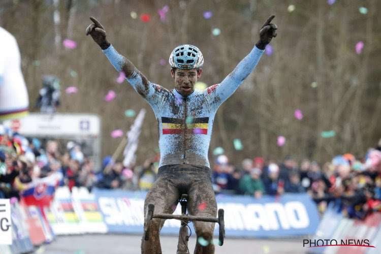 Van Aert een dag na zijn triomf in Bieles: "Een wereldtitel steel je nooit"