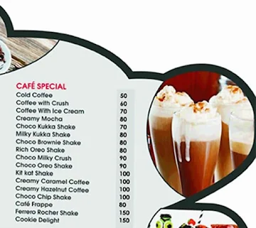 Cafe Dark menu 