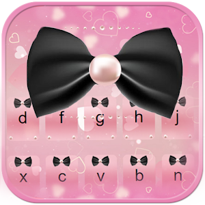 Download Pink Bow Keyboard Theme For PC Windows and Mac