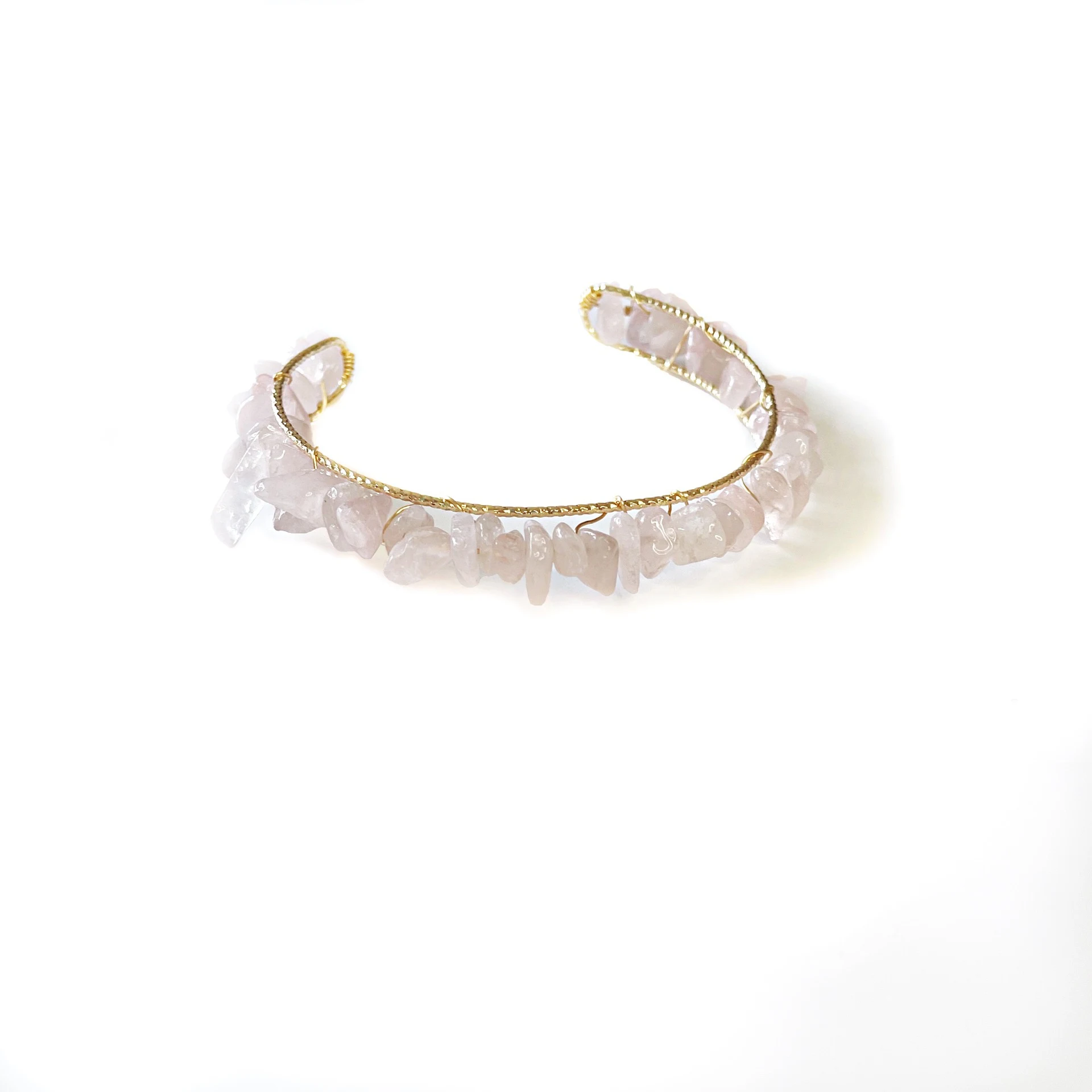 Title 7, Damen Armband aus Natürlichem Kristall Kies Wic...