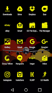  Grasp Yellow Icon Pack 