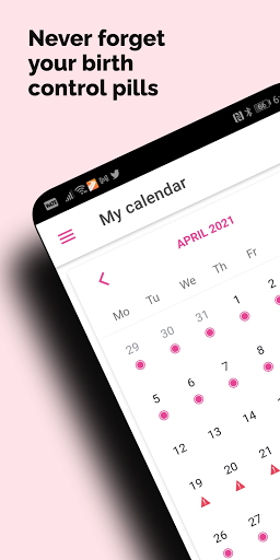 Screenshot Contraceptive Pill Reminder