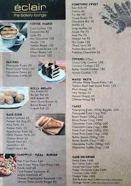 Eclair menu 1