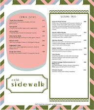 Cafe Sidewalk menu 4