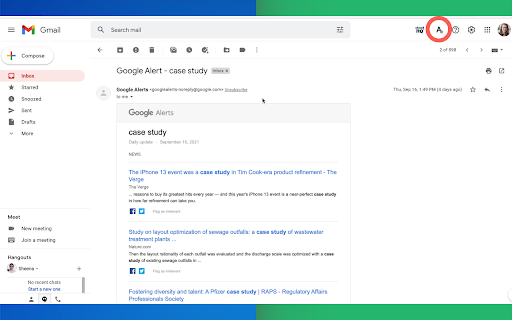 Email Zoom Text Reader by cloudHQ