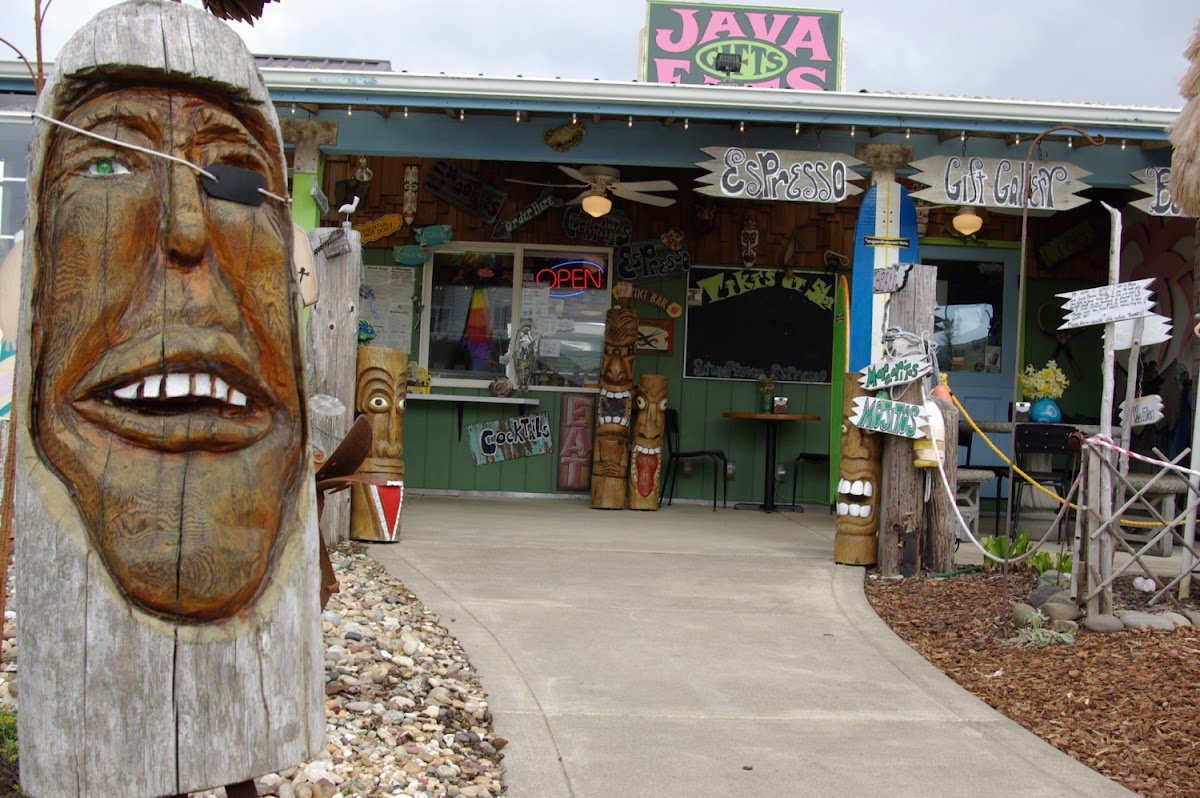 We are full of fun and beach adventure! 

Inside dining awaiting you as well as patio and sunshine dining for special times!

Across the street from the most gorgeous bay in the world! Siletz Bay!

We have delicious gluten-free food along with non-gluten-free food.

Give us a try, and please help us spread the word.

The Tiki Tribe