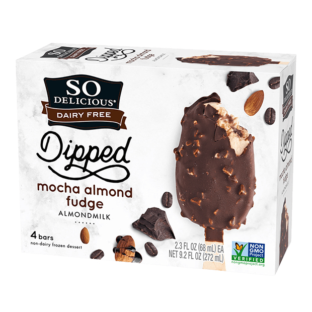 Dipped Mocha Almond Fudge Bars