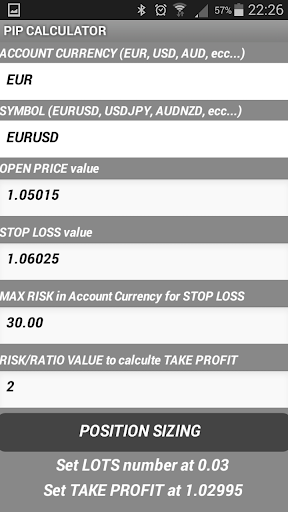 forex pips calculator software