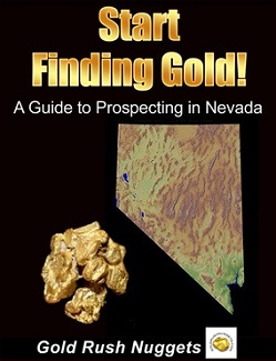 Nevada gold nugget prospector