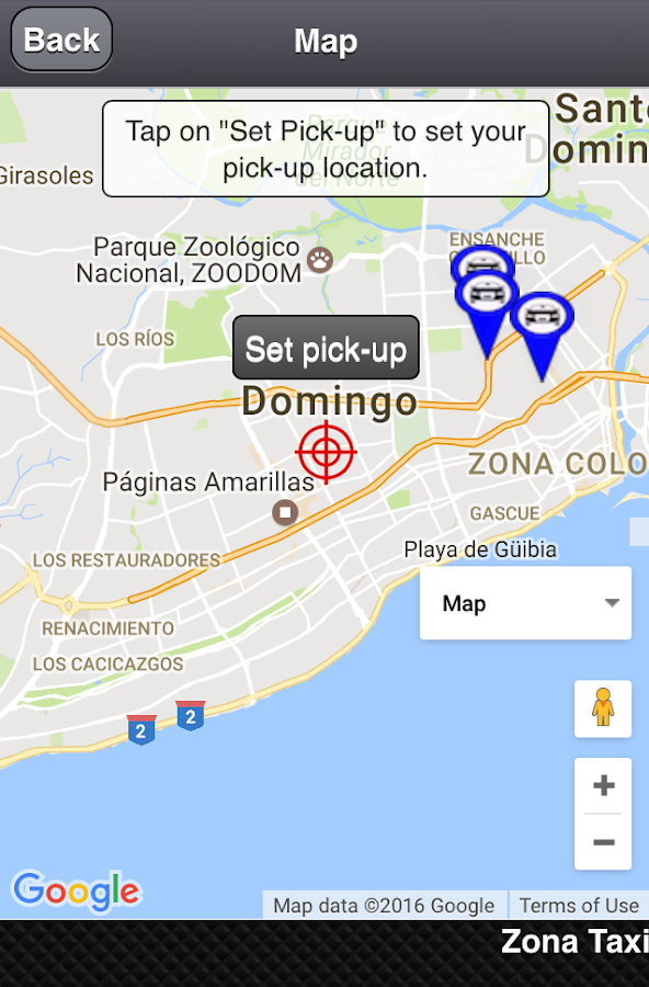 Zona Taxis Screen 3