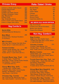 Punjabi Jaika menu 3