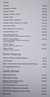 Surya Mahal Restaurant menu 4