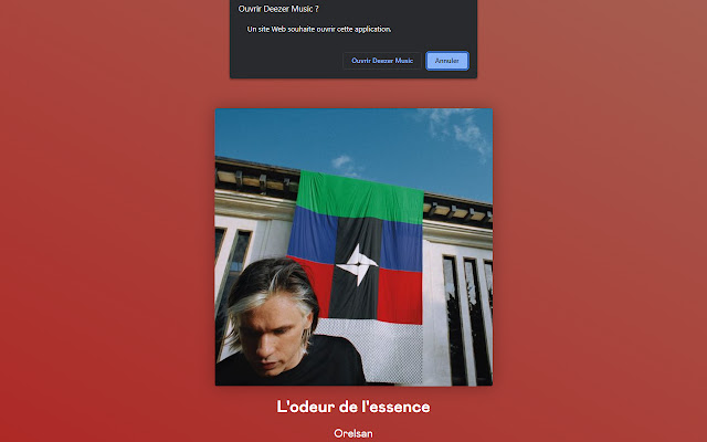 Open Deezer in desktop app chrome extension