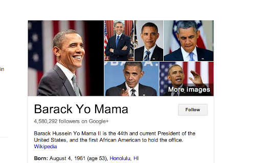 Obama to Yo Mama