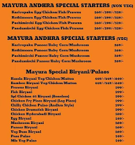 Mayura 1989 menu 8