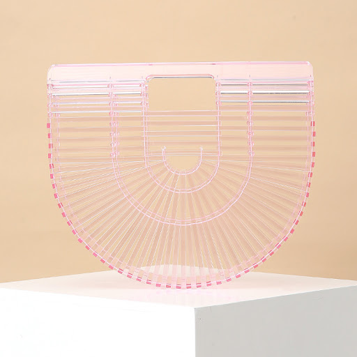 Title 3, Hand-knitted acrylic beach bag, perfect for sun...