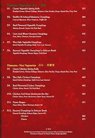 Mainland China menu 1