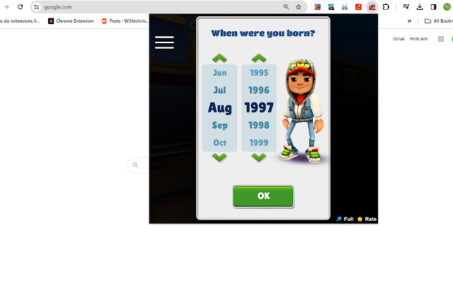 Play Subway Surfers Online - Chrome Extension