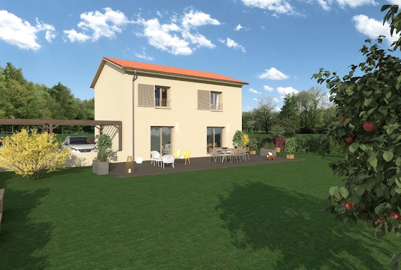  Vente Terrain + Maison - Terrain : 1 025m² - Maison : 122m² à Ville-sur-Jarnioux (69640) 