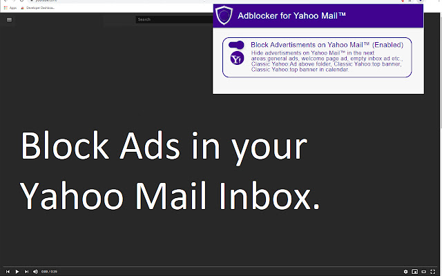 Adblocker for Yahoo Mail™ chrome extension